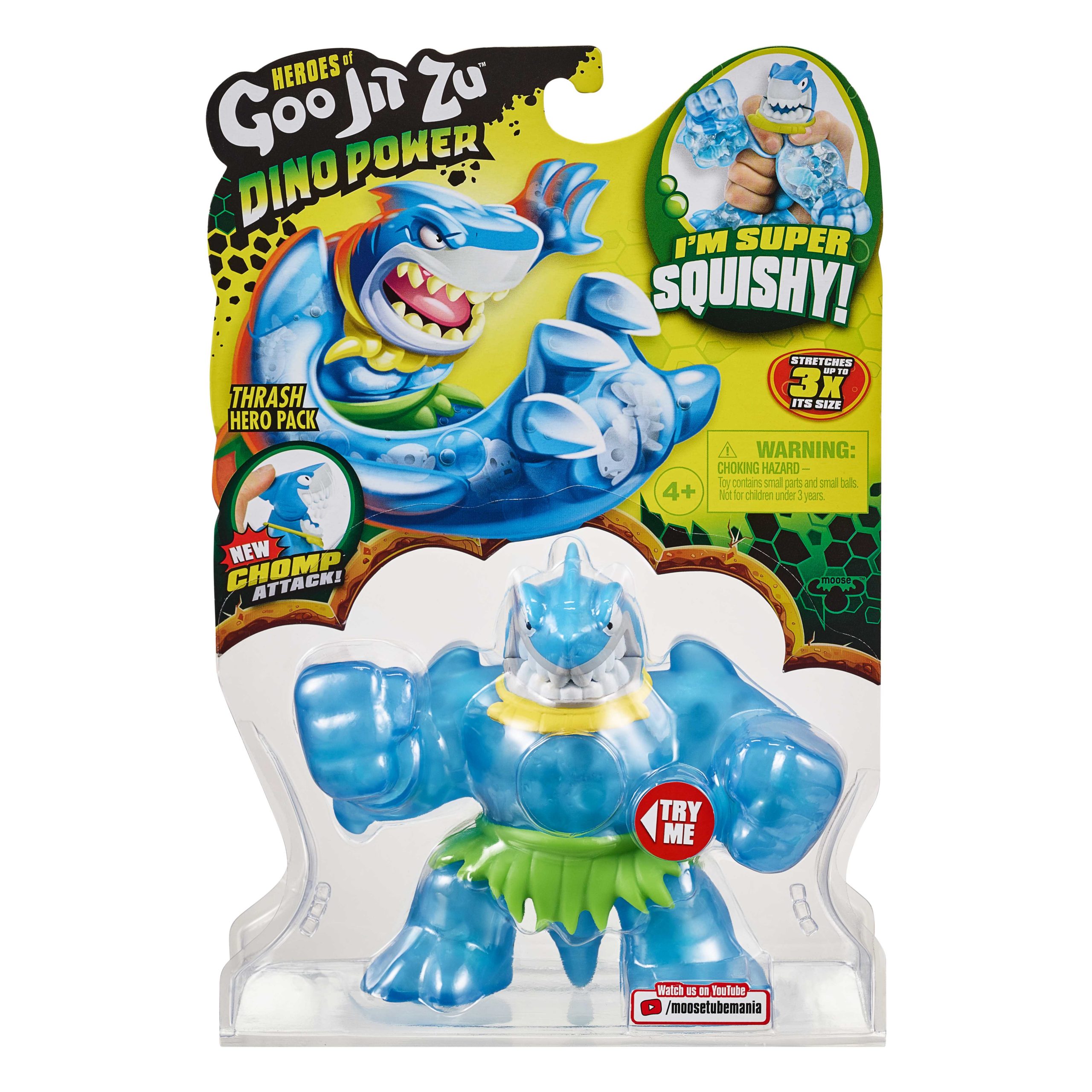 Goo Jit Zu S3 Φιγούρα Dino Power - 1 Ήρωας (7 Σχέδια) GJT11000 - Giochi Preziosi, Goo Jit Zu