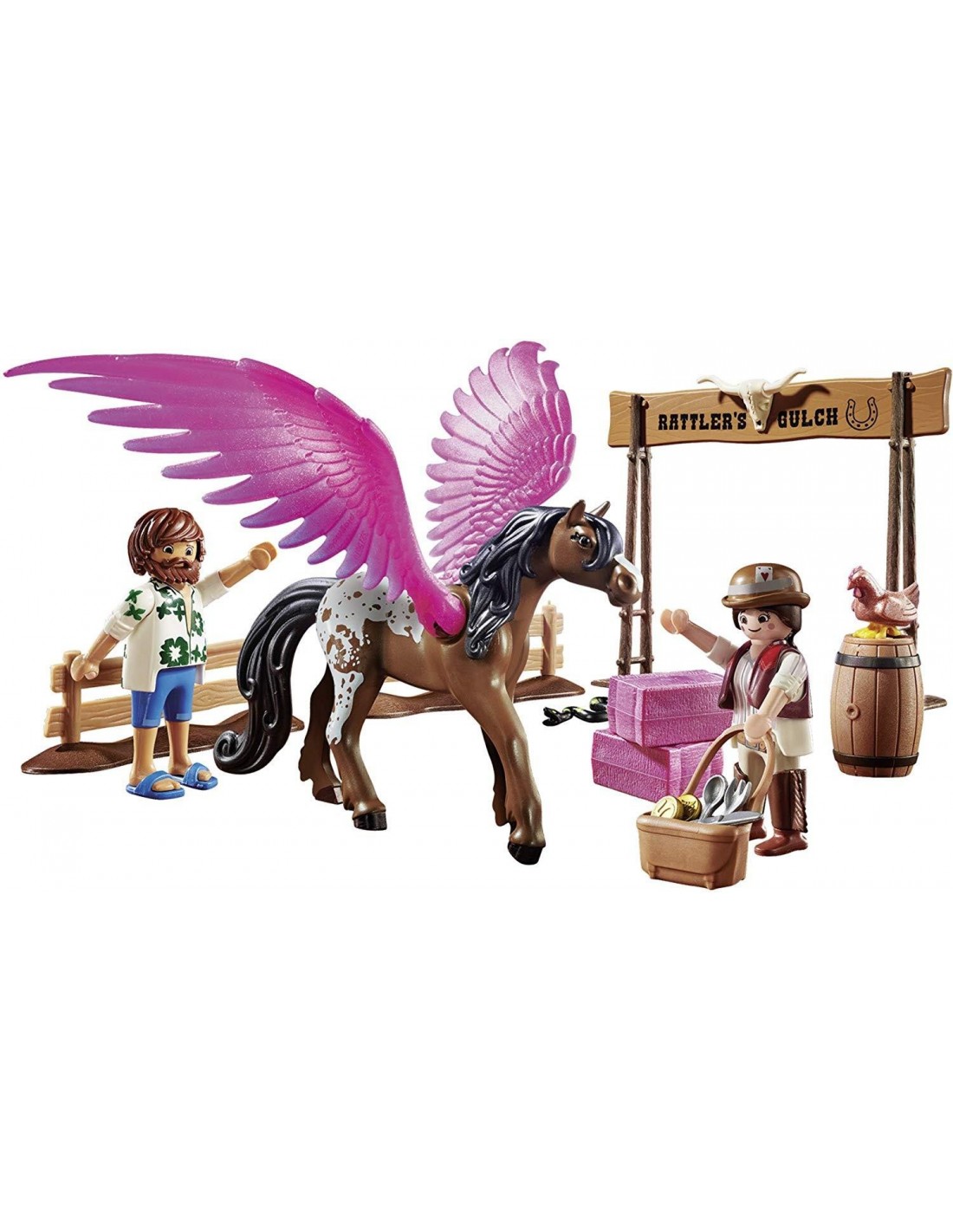 Playmobil The Movie Η Μάρλα και ο Ντελ στην Άγρια Δύση 70074 - Playmobil