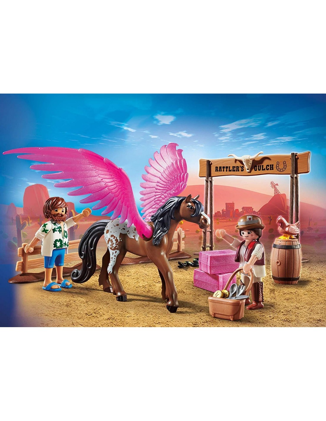 Playmobil The Movie Η Μάρλα και ο Ντελ στην Άγρια Δύση 70074 - Playmobil