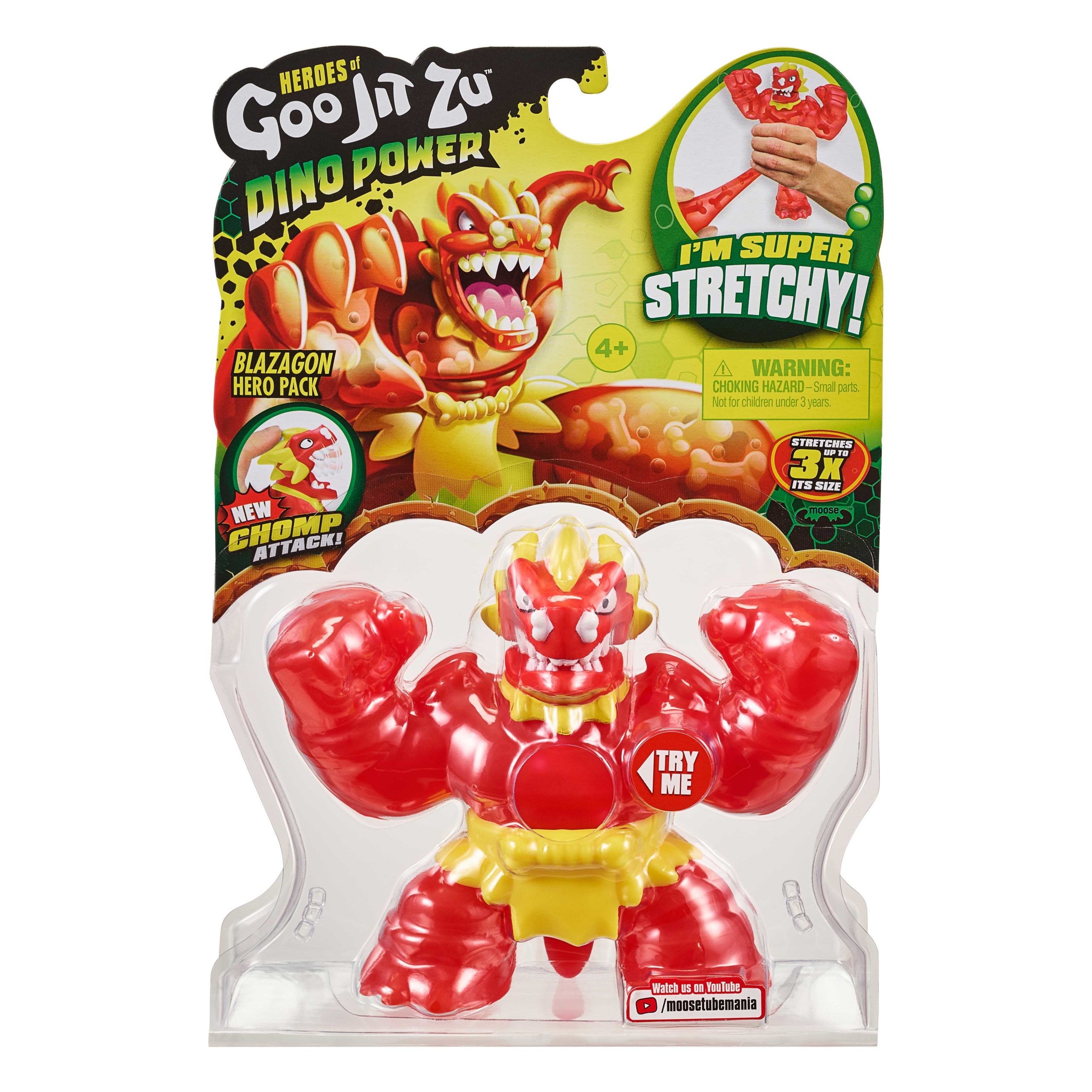 Goo Jit Zu S3 Φιγούρα Dino Power - 1 Ήρωας (7 Σχέδια) GJT11000 - Giochi Preziosi, Goo Jit Zu