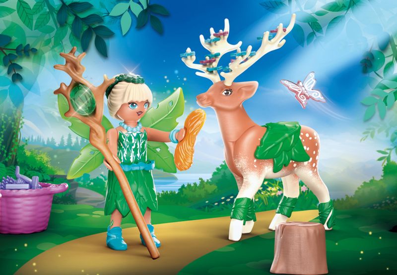 Playmobil Ayuma Forest Fairy Με Μαγικό Ζωάκι (70806) - Playmobil, Playmobil Ayuma