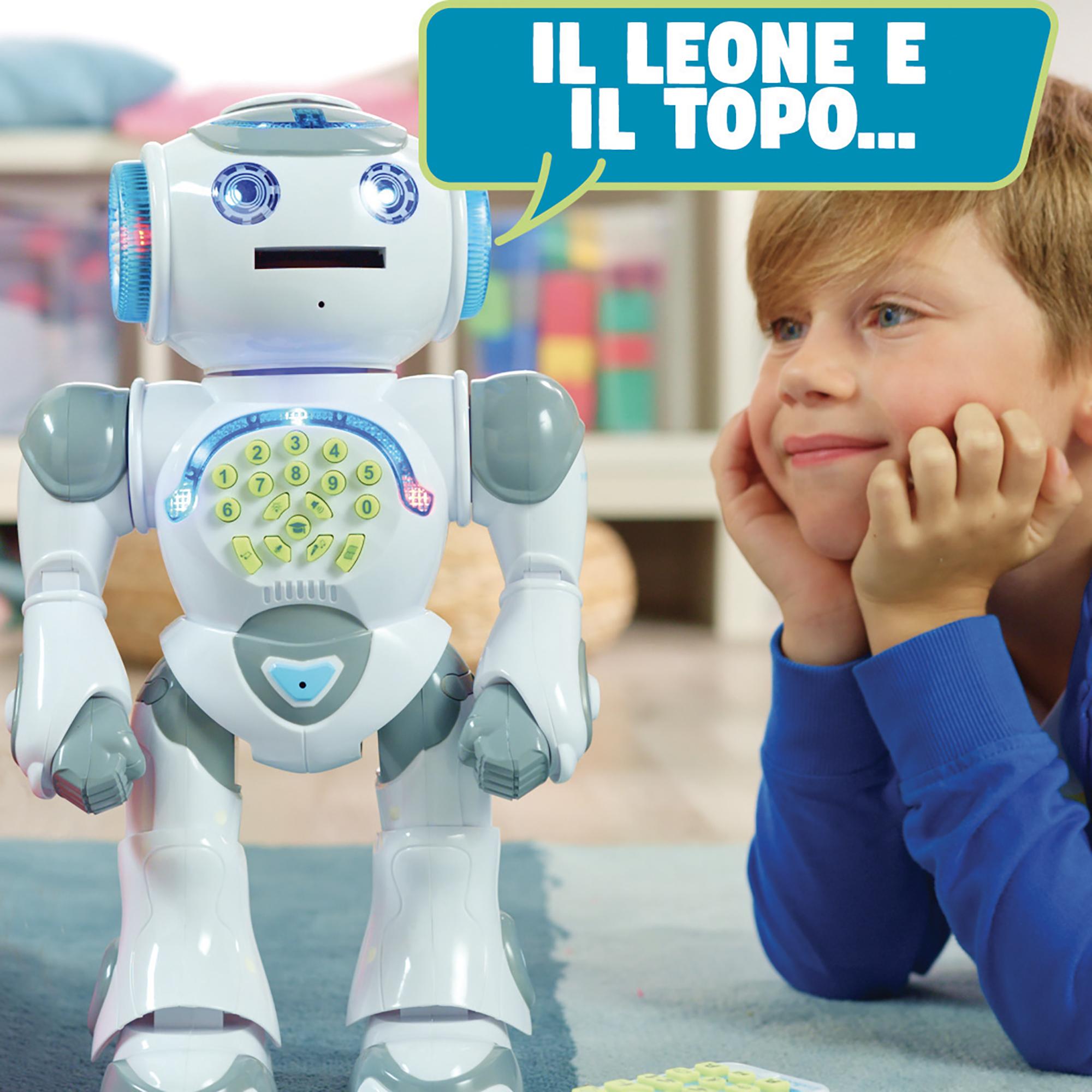 Invincible Heroes Τηλεκατευθυνόμενο Εκπαιδευτικό Ρομπότ - Μιλάει Ιταλικά RDF52395 - Invincible Heroes