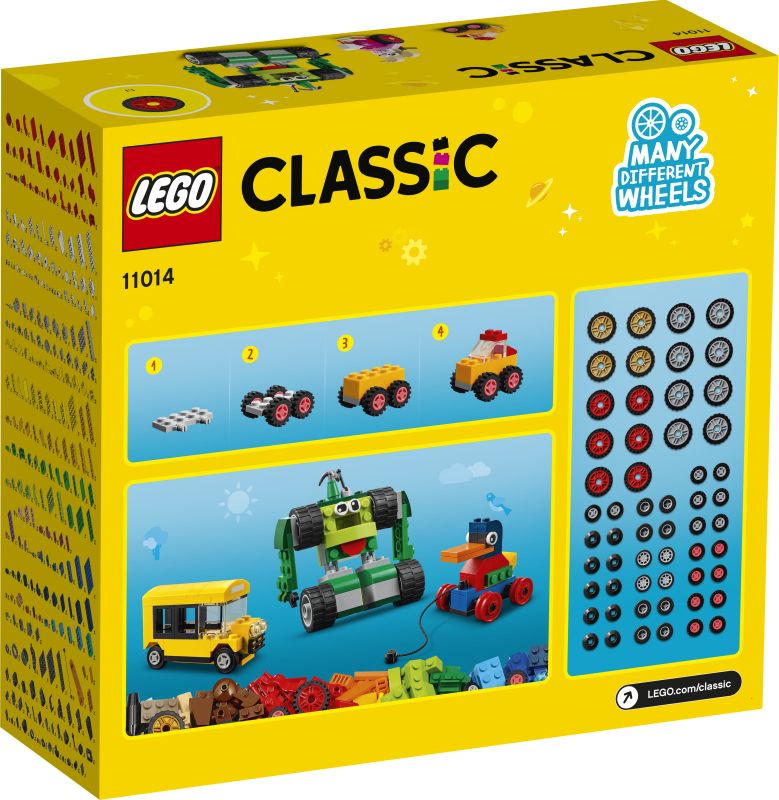 LEGO  Classic Τουβλάκια Και Τροχοί 11014 - LEGO, LEGO Classic