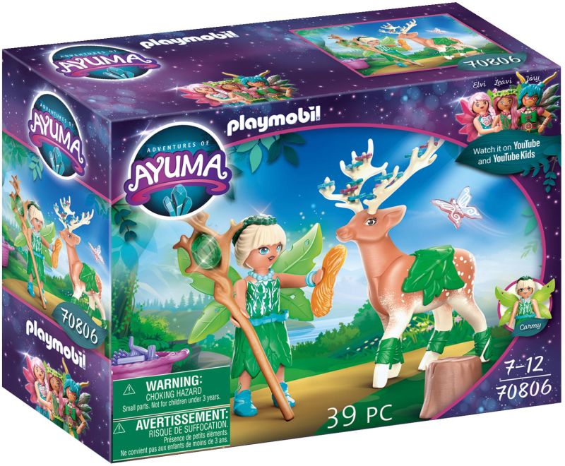 Playmobil Ayuma Forest Fairy Με Μαγικό Ζωάκι (70806) - Playmobil, Playmobil Ayuma