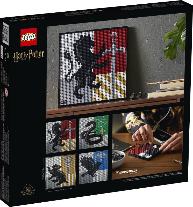 Lego art harry potter hogwarts™ crests 31201 - LEGO, LEGO Art