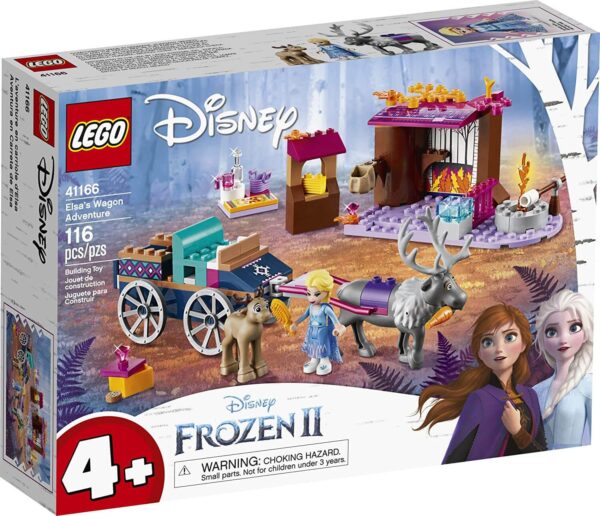  LEGO, Lego Disney Κορίτσι 4-5 ετών, 5-7 ετών, 7-12 ετών Lego Disney Περιπέτειες με την Άμαξα της Έλσας 41166