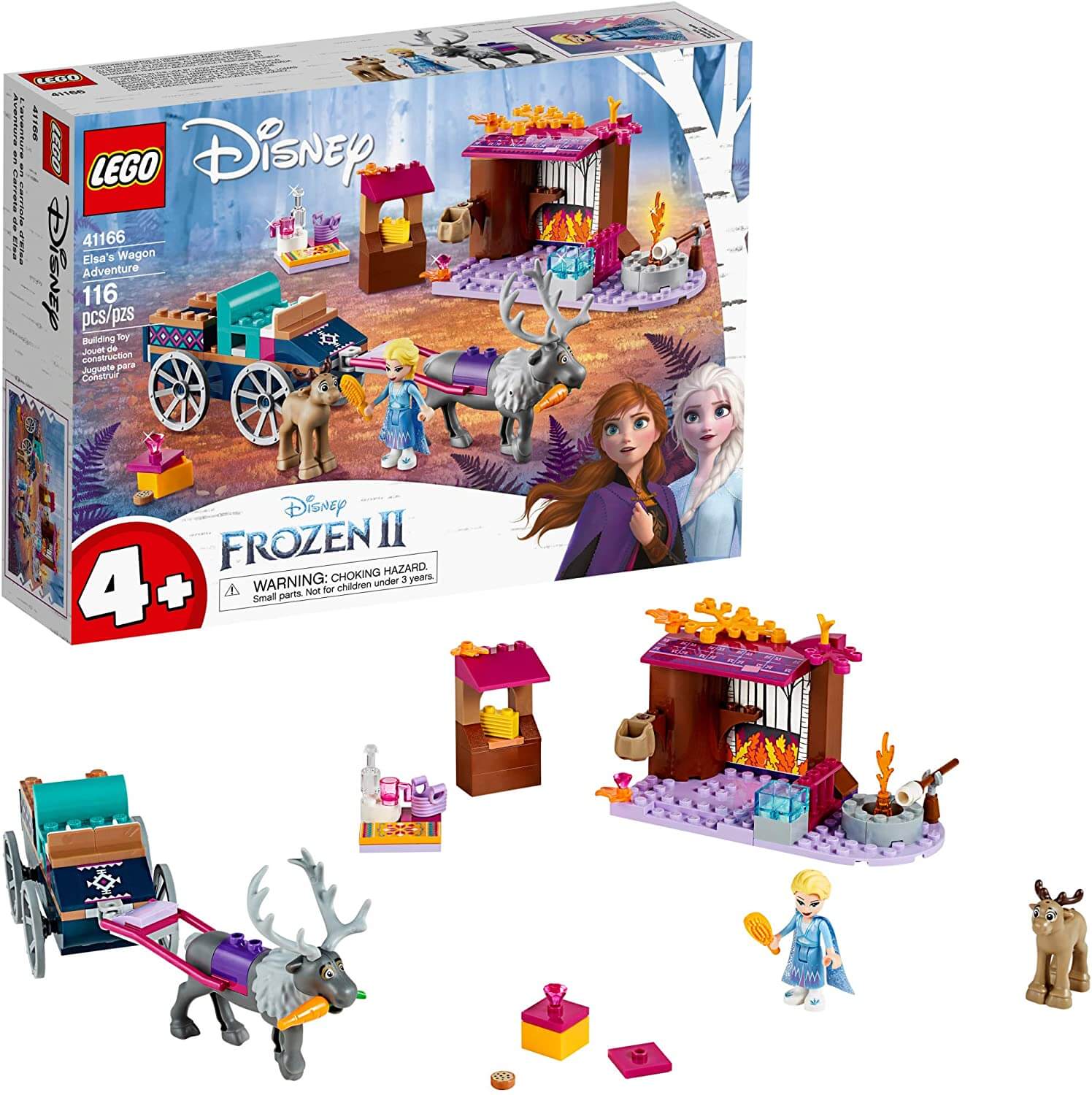 LEGO Disney Περιπέτειες με την Άμαξα της Έλσας 41166 - LEGO, LEGO Disney