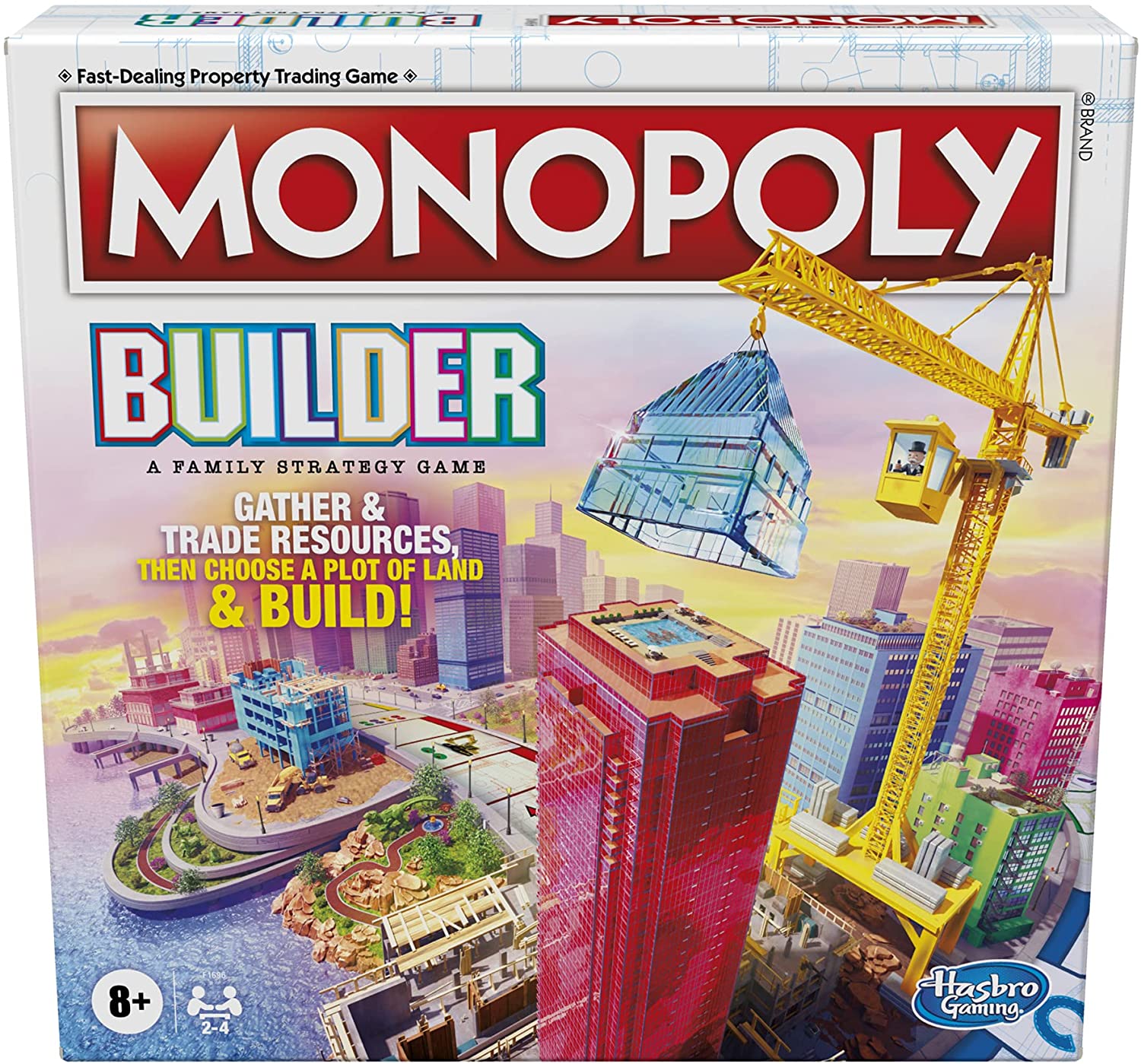 Επιτραπέζιο Monopoly Builder F1696 - Hasbro Gaming, Monopoly