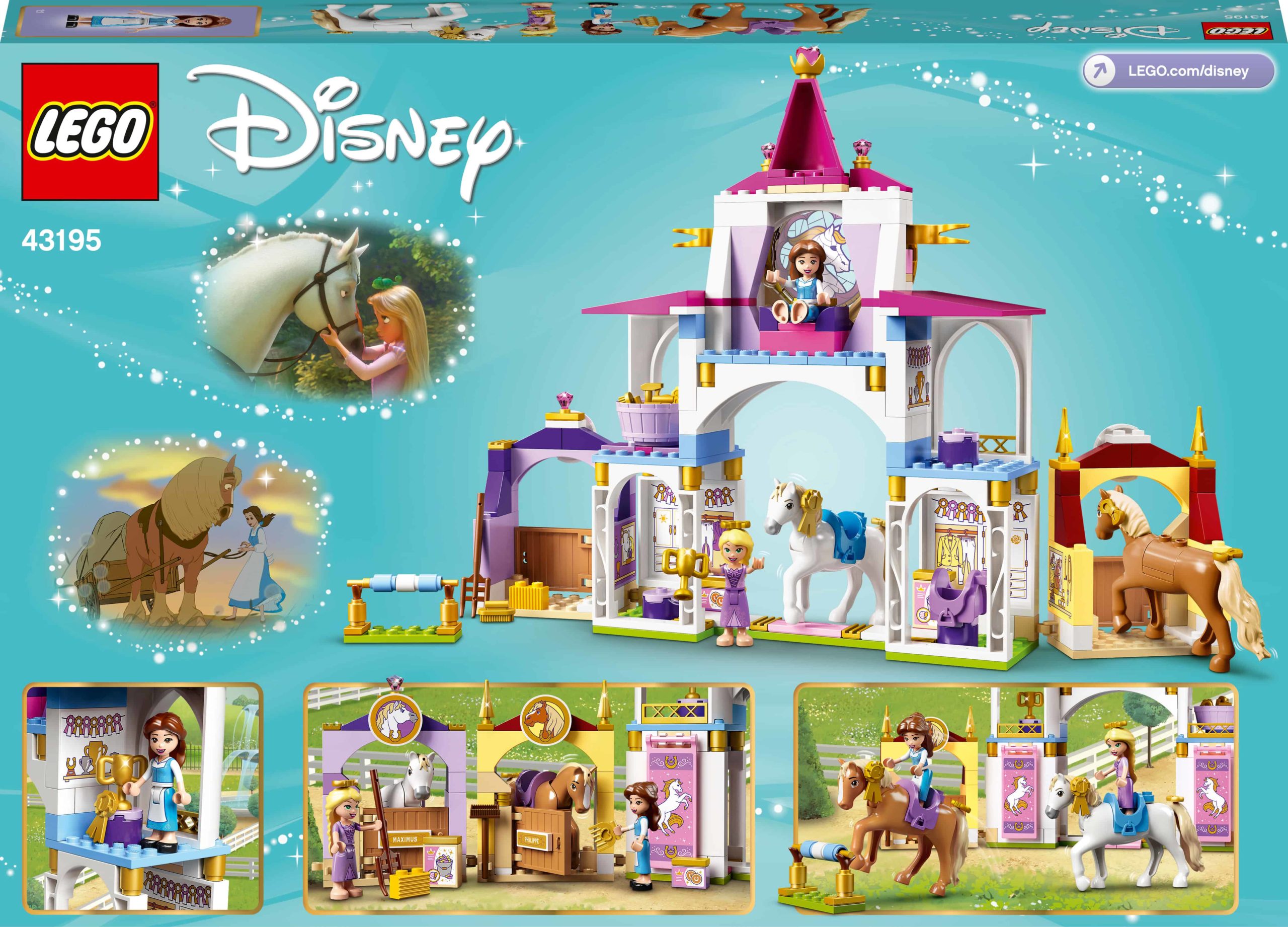 LEGO Disney Βασιλικοί Στάβλοι της Ραπουνζέλ και της Belle 43195 - LEGO, LEGO Disney