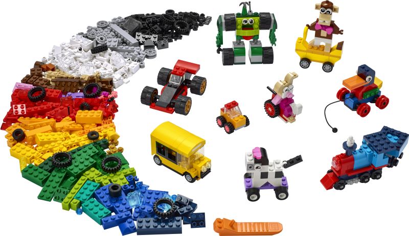 LEGO  Classic Τουβλάκια Και Τροχοί 11014 - LEGO, LEGO Classic