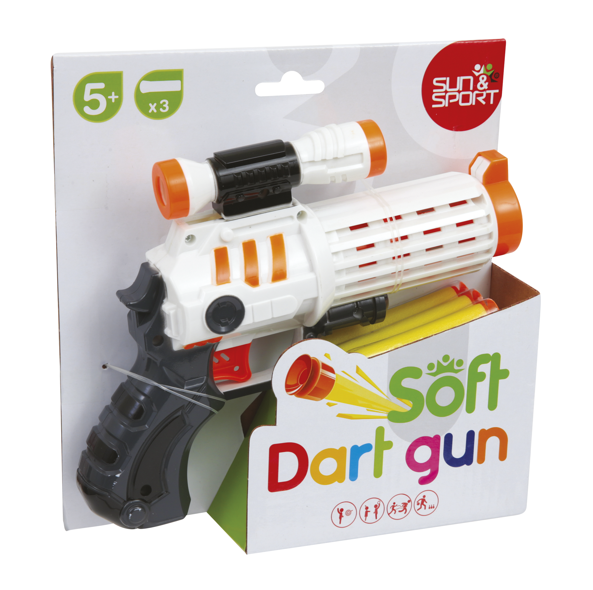 Sun & Sport Όπλο με 3 Σφαίρες Soft Darts RDF52402 - Sun & Sport