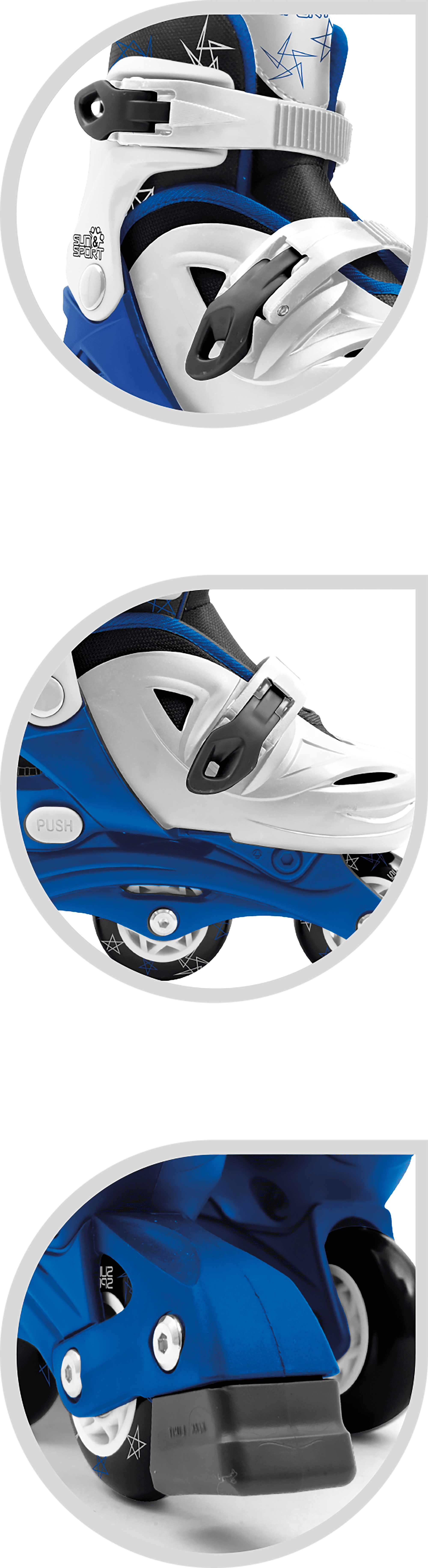 Sun & Sport Rollers Μπλε No.26-30 RDF51827 - Sun & Sport