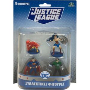 Giochi Preziosi  Justice League Φιγούρες-Τoppers 4Pack-3 Σχέδια JUT02000 - Giochi Preziosi