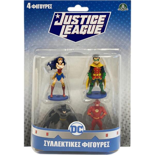 Giochi Preziosi  Justice League Φιγούρες-Τoppers 4Pack-3 Σχέδια JUT02000 - Giochi Preziosi