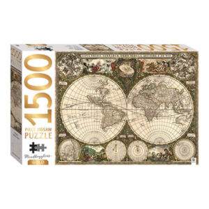 Hinkler Παζλ Vintage World Map 1500κομ. MJG-3 - Hinkler