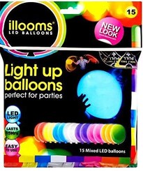 illooms Φωτεινά Μπαλόνια 15 Pack LLM15000 - illooms