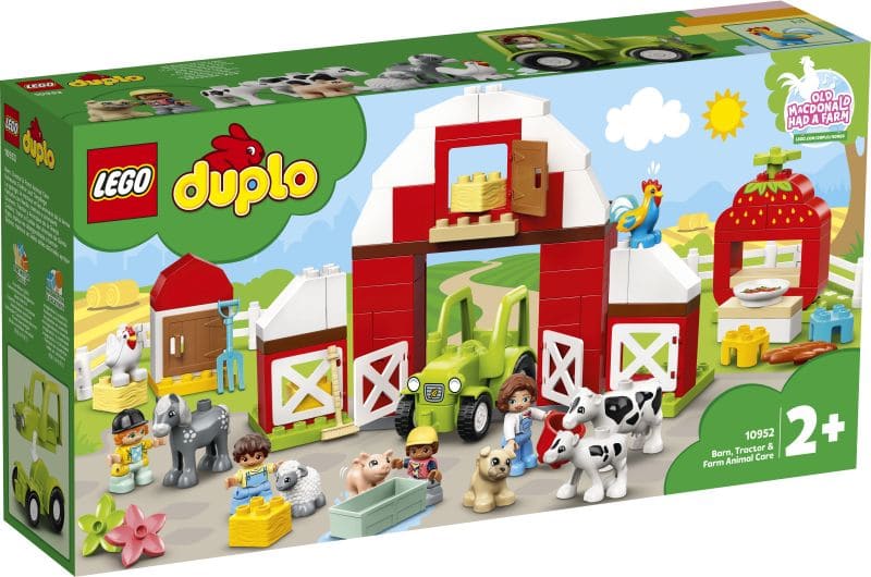 LEGO Duplo Αχυρώνας,Τρακτέρ Και Φροντίδα Ζώων Της Φάρμας 10952 - LEGO, LEGO Duplo