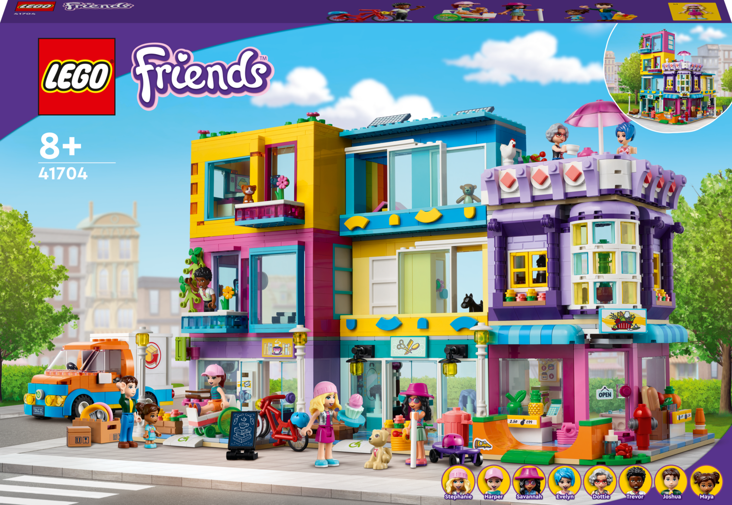 LEGO Friends Κτίριο Εμπορικής Οδού 41704 - LEGO, LEGO Friends
