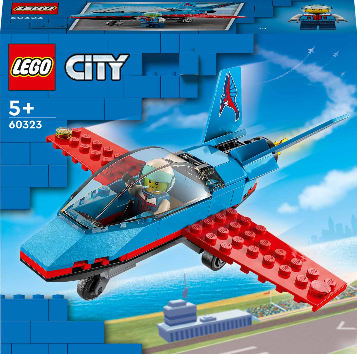 LEGO  City Great Vehicles Ακροβατικό Αεροπλάνο 60323 - LEGO, LEGO City, LEGO City Great Vehicles