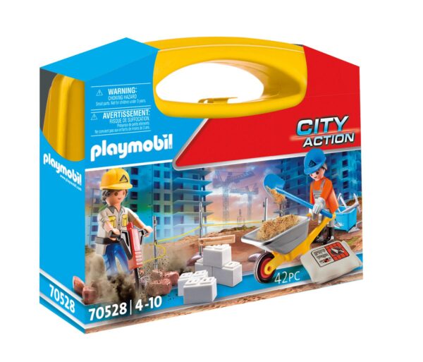 Playmobil City Action Maxi Βαλιτσάκι Τεχνικά Έργα 70528 Playmobil, Playmobil City Action Αγόρι 4-5 ετών, 5-7 ετών, 7-12 ετών 