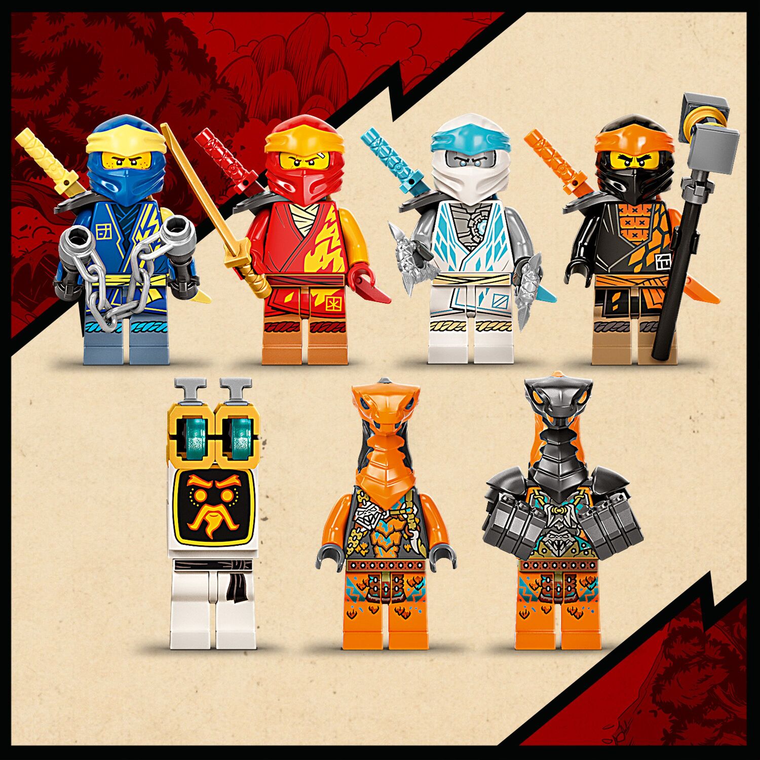 LEGO Ninjago Σούπερ Συνδυαστική Ρομποτική Στολή Νίντζα 71765 - LEGO, LEGO Ninjago