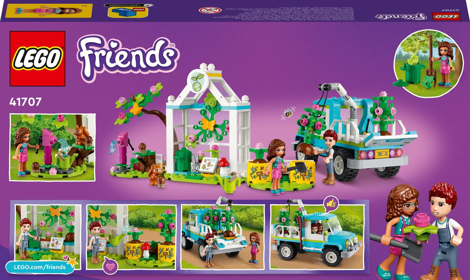 LEGO Friends Όχημα Φύτευσης Δέντρων 41707 - LEGO, LEGO Friends