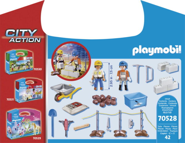 Playmobil City Action Maxi Βαλιτσάκι Τεχνικά Έργα 70528 4-5 ετών, 5-7 ετών, 7-12 ετών Αγόρι Playmobil, Playmobil City Action 