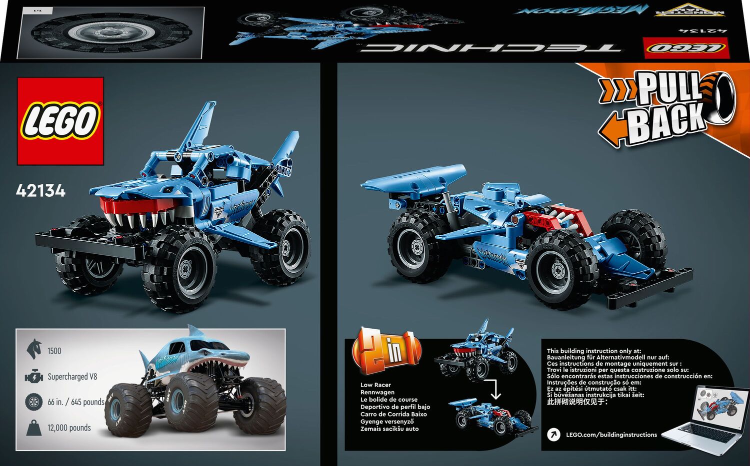 LEGO Technic Monster Jam™ Megalodon™ 42134 - LEGO, LEGO Technic