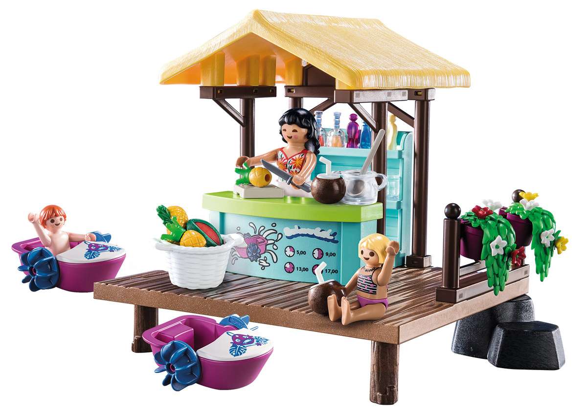 Playmobil Family Fun Πλωτό Μπαρ και Παραθεριστές 70612 - Playmobil, Playmobil Family Fun