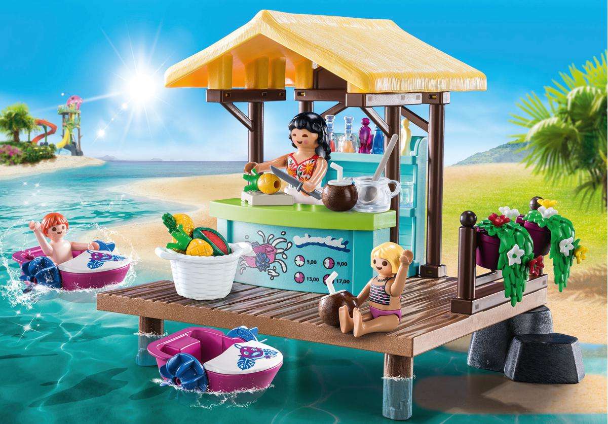 Playmobil Family Fun Πλωτό Μπαρ και Παραθεριστές 70612 - Playmobil, Playmobil Family Fun