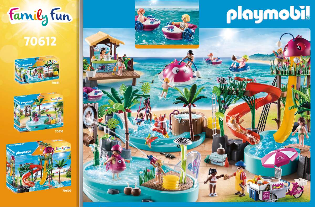 Playmobil Family Fun Πλωτό Μπαρ και Παραθεριστές 70612 - Playmobil, Playmobil Family Fun