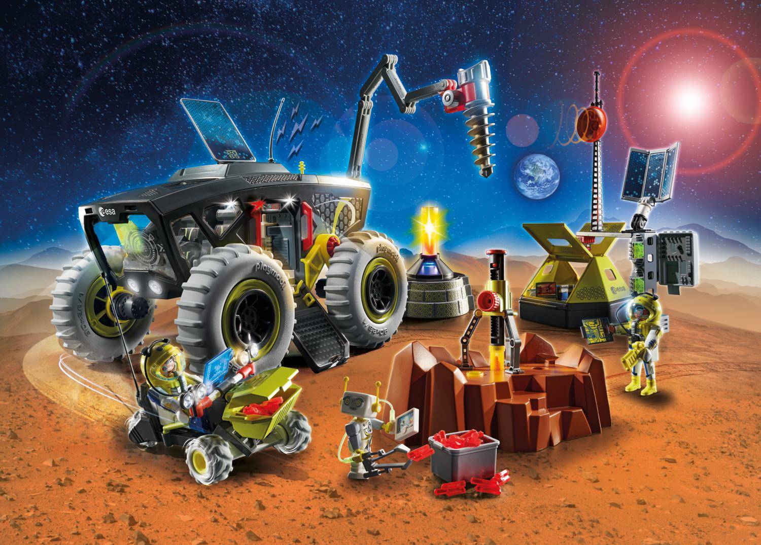 Playmobil Space Αποστολή στον Άρη με Διαστημικά Οχήματα 70888 - Playmobil, Playmobil Space