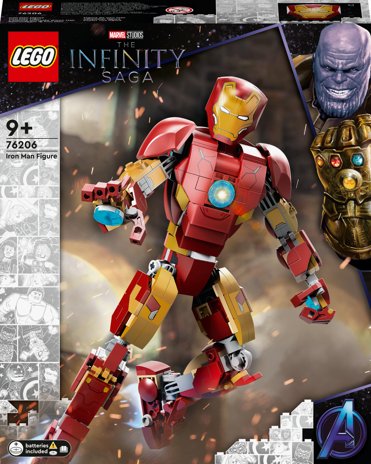 LEGO  Super Heroes Φιγούρα Άιρον Μαν 76206 - LEGO, LEGO Avengers, LEGO Marvel Super Heroes, LEGO Super Heroes