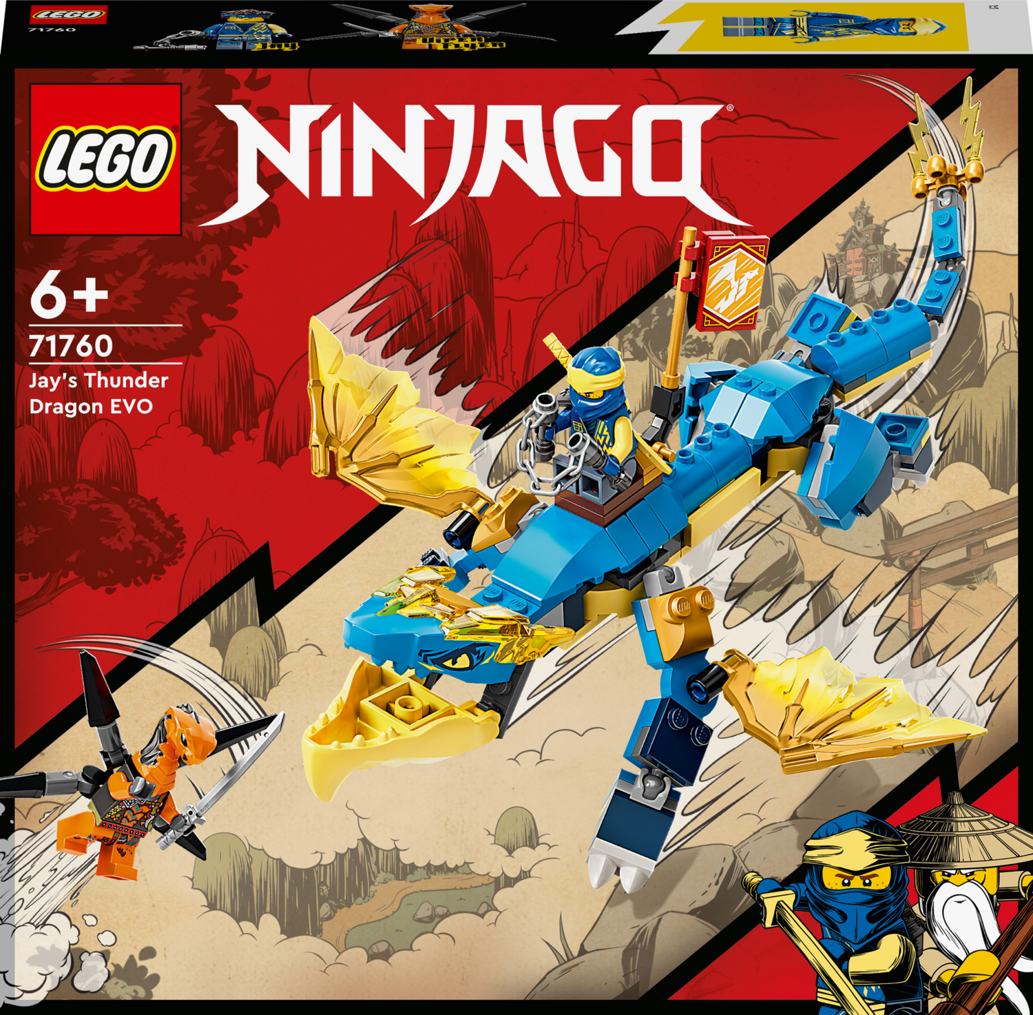 LEGO  Ninjago EVO Δράκος Κεραυνών του Τζέι 71760 - LEGO, LEGO Ninjago