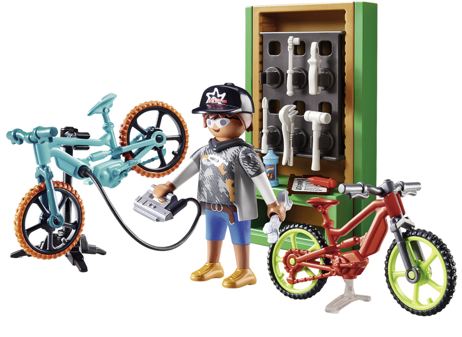 Playmobil City Life Gift Set Συνεργείο Ποδηλάτων 70674 - Playmobil, Playmobil City Life