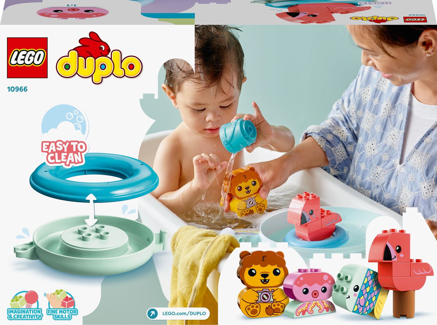 LEGO  DUPLO My First Διασκέδαση στο Μπάνιο: Νησί Ζώων που Επιπλέει 10966 - LEGO, LEGO Duplo, LEGO Duplo My First