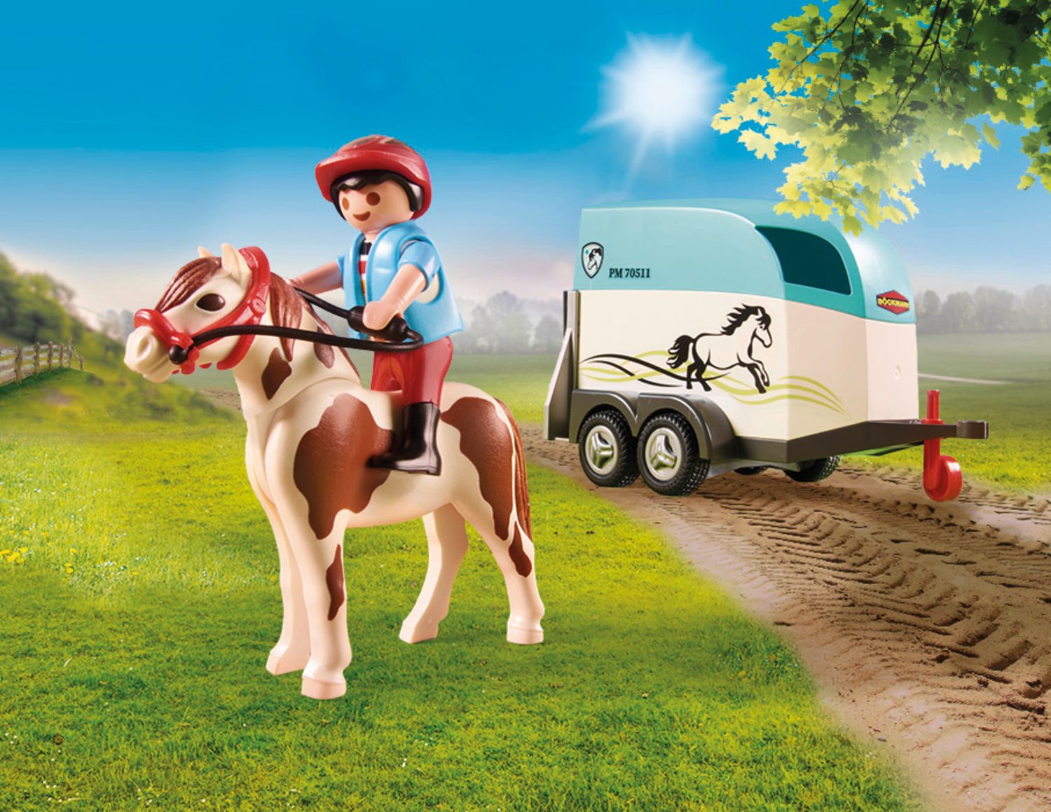 Playmobil Country Όχημα με Τρέιλερ Μεταφοράς Πόνυ 70511 - Playmobil, Playmobil Country