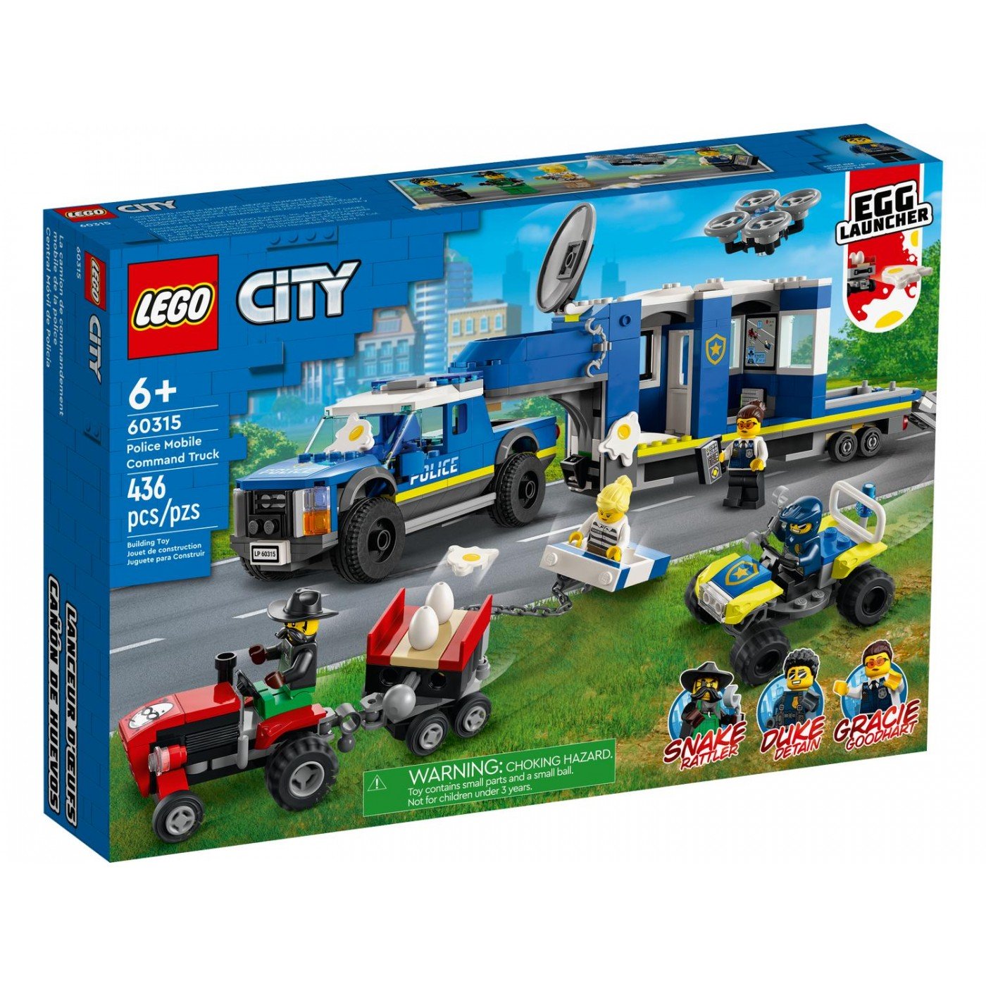 LEGO  City Police Φορτηγό Αστυνομικής Κινητής Επιχειρησιακής Μονάδας 60315 - LEGO, LEGO City, LEGO City Police