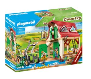 Playmobil Country Φάρμα με Ζώα και Τρακτέρ 70887 - Playmobil