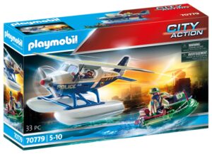 Playmobil City Action Καταδίωξη Λαθρέμπορου από Αστυνομικό Υδροπλάνο 70779 - Playmobil, Playmobil City Action