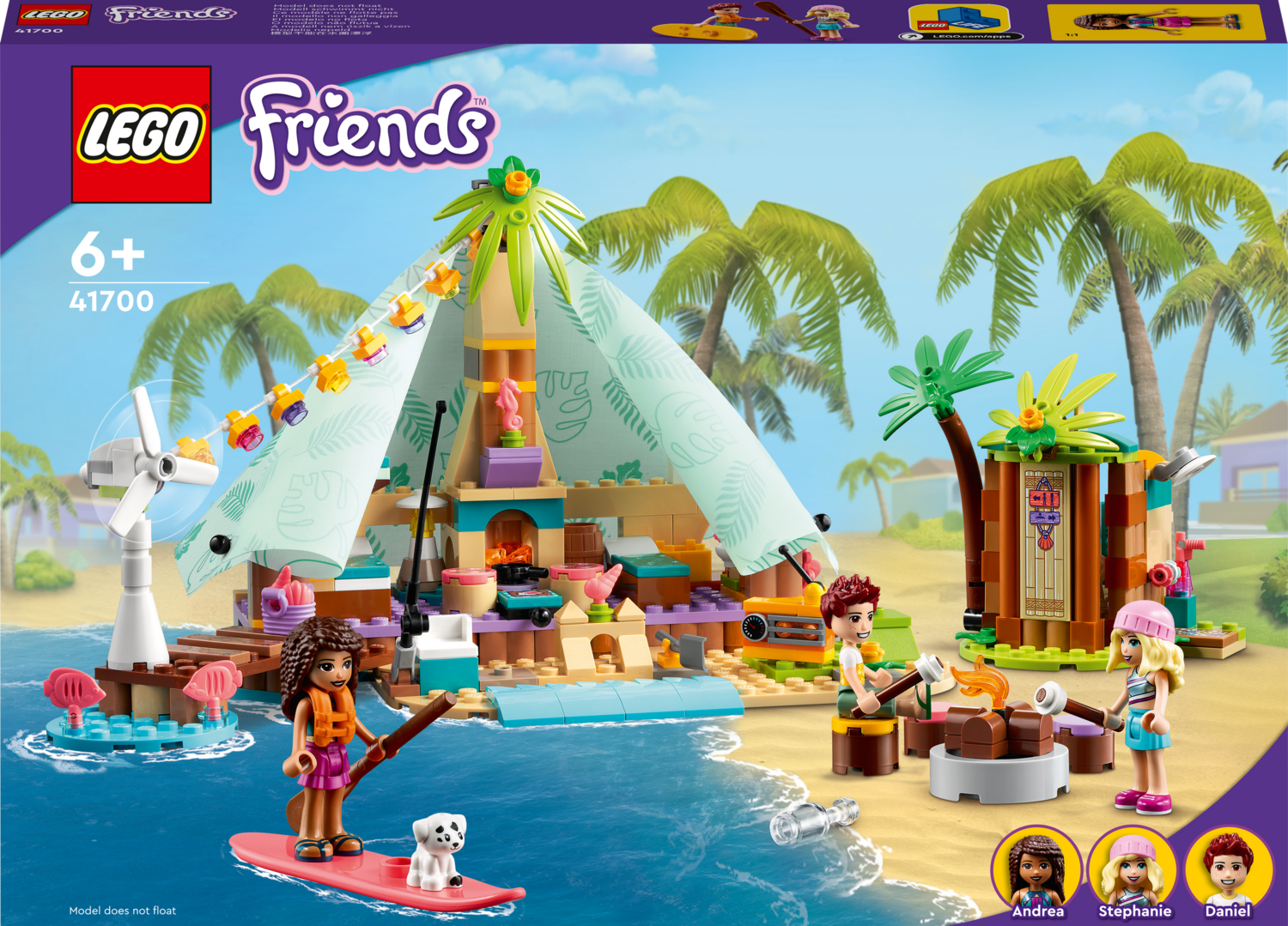 LEGO Friends Κάμπινγκ στην Παραλία με Χλιδή 41700 - LEGO, LEGO Friends