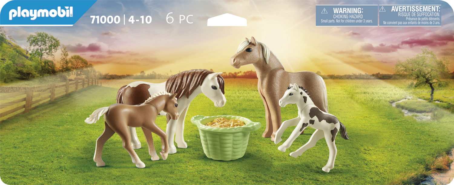 Playmobil Country Πόνυ με τα μικρά τους 70682 - Playmobil, Playmobil Country