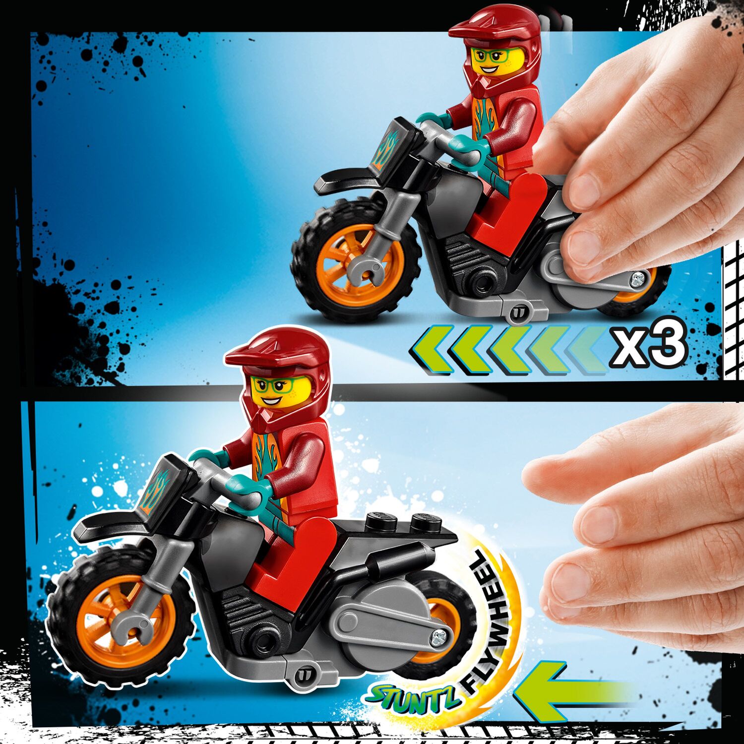 LEGO  City Stuntz Ακροβατική Μηχανή της Φωτιάς 60311 - LEGO, LEGO City