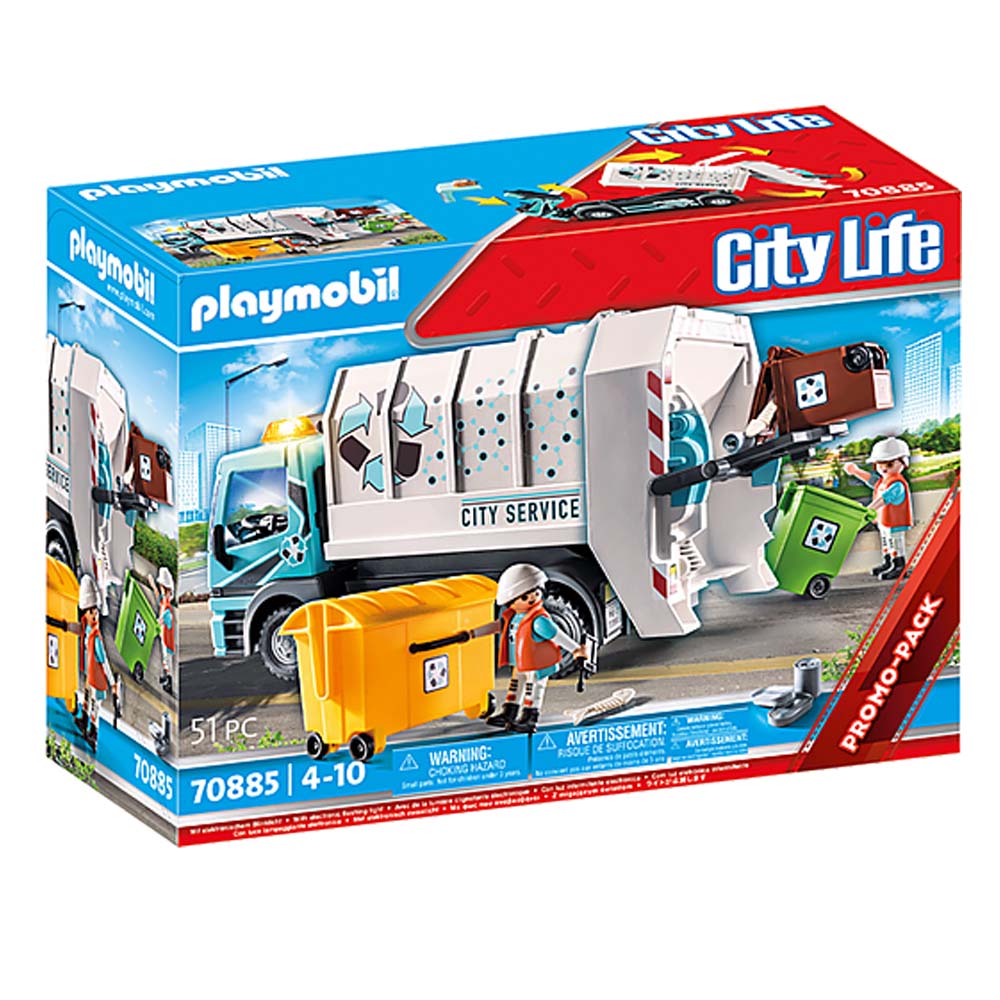 Playmobil City Life Φορτηγό Ανακύκλωσης 70885 - Playmobil, Playmobil City Life