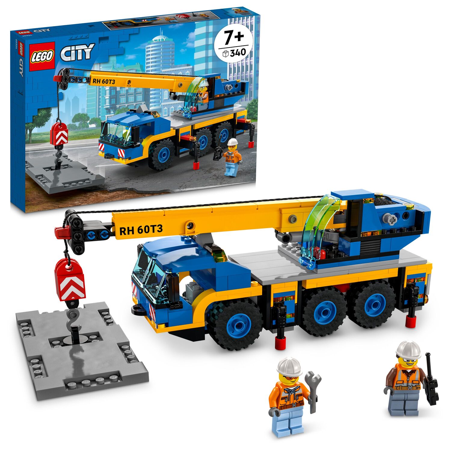 LEGO  City Great Vehicles Κινητός Γερανός 60324 - LEGO, LEGO City, LEGO City Great Vehicles