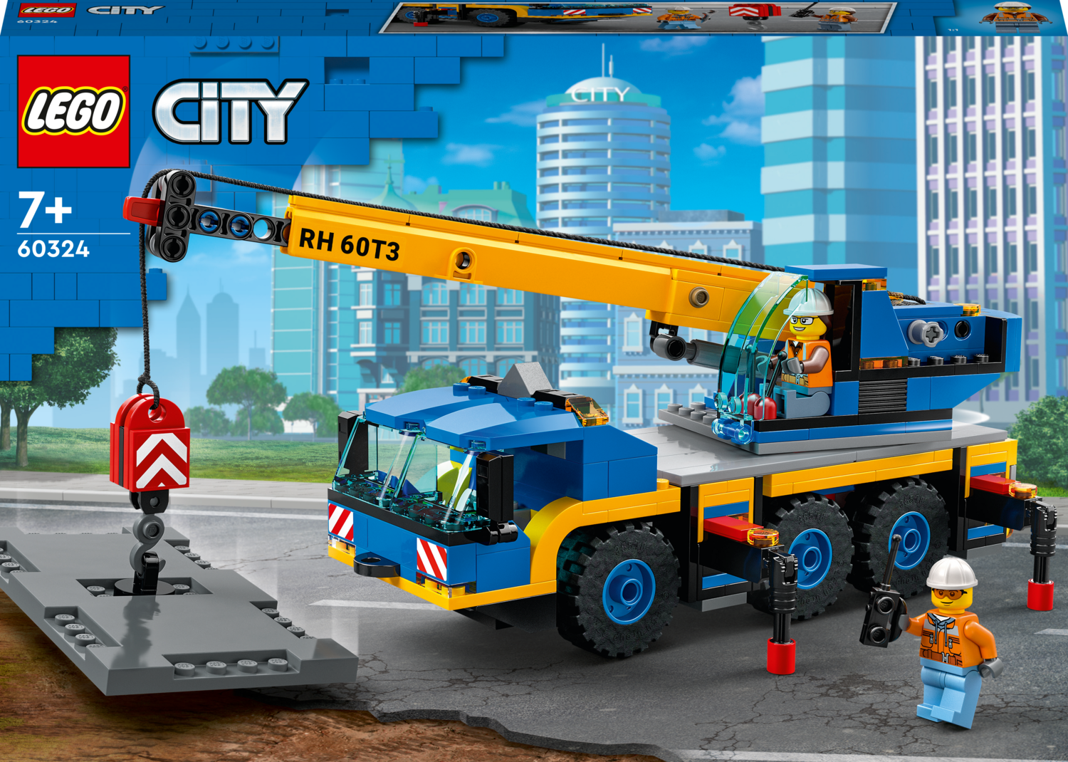 LEGO  City Great Vehicles Κινητός Γερανός 60324 - LEGO, LEGO City, LEGO City Great Vehicles