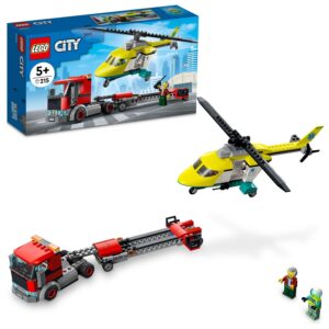 LEGO  City Great Vehicles Μεταφορικό Ελικοπτέρου Διάσωσης 60343 - LEGO, LEGO City, LEGO City Great Vehicles