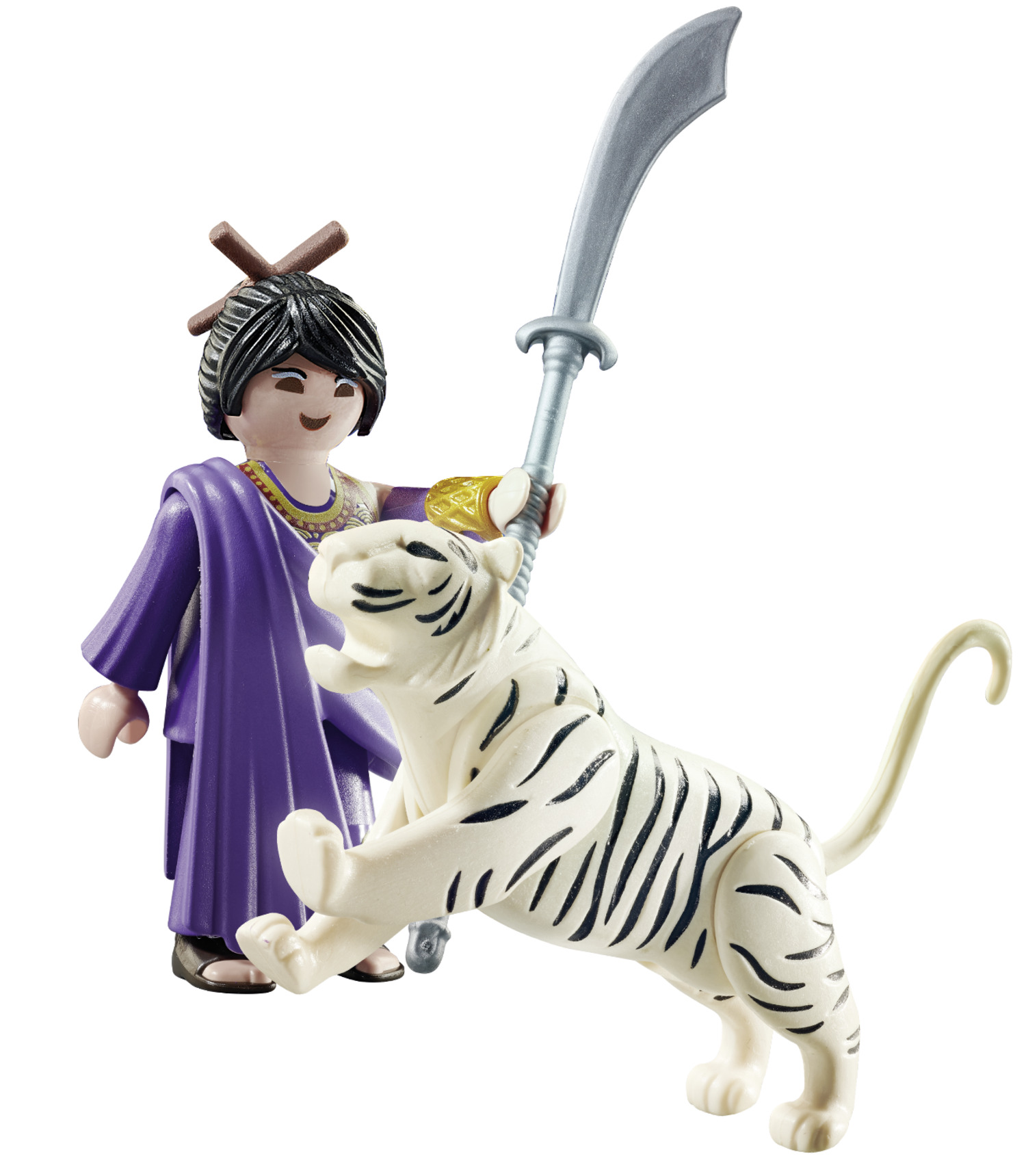 Playmobil Special Plus Ασιάτισσα Πολεμίστρια με Λευκή Τίγρη 70382 - Playmobil, Playmobil Special Plus