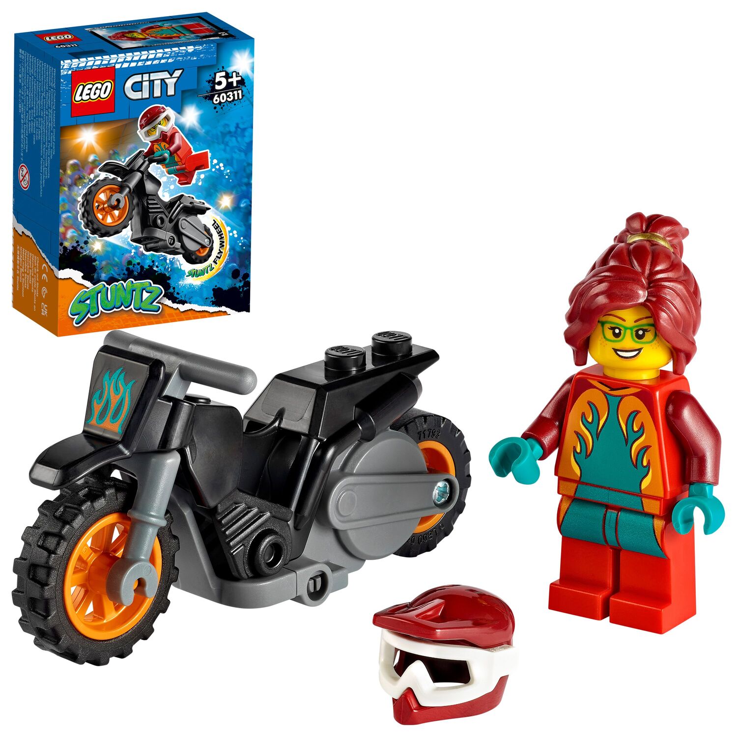 LEGO  City Stuntz Ακροβατική Μηχανή της Φωτιάς 60311 - LEGO, LEGO City