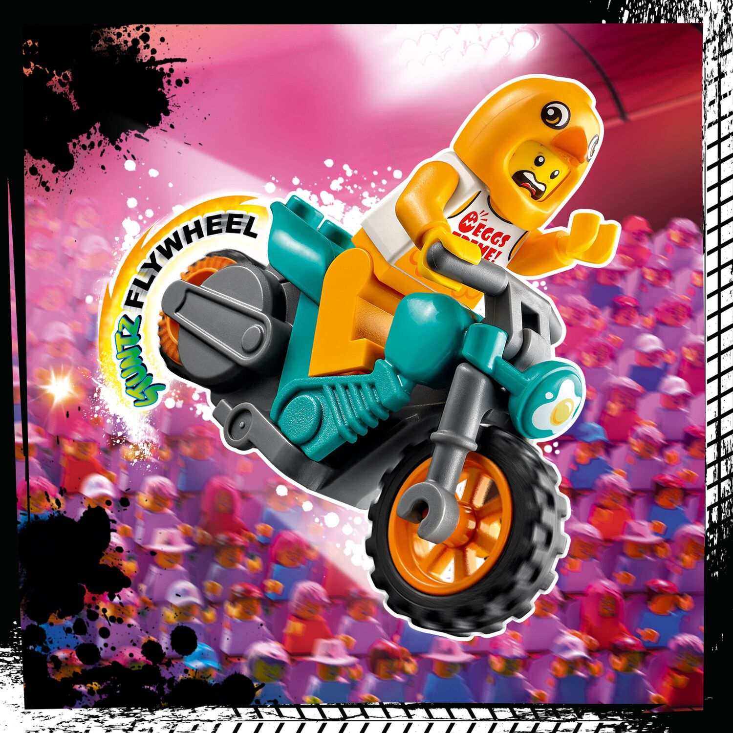 LEGO  City Stuntz Ακροβατική Μηχανή με Κοτόπουλο 60310 - LEGO, LEGO City